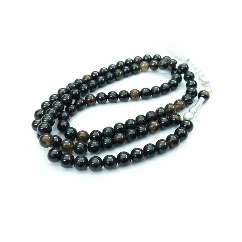 আকিক পাথরের তসবীহ (১০০ দানা) - Akik Stone Tasbih (100 Beads)